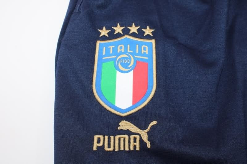 Thailand Quality(AAA) 2022 Italy Dark Blue Soccer Pant