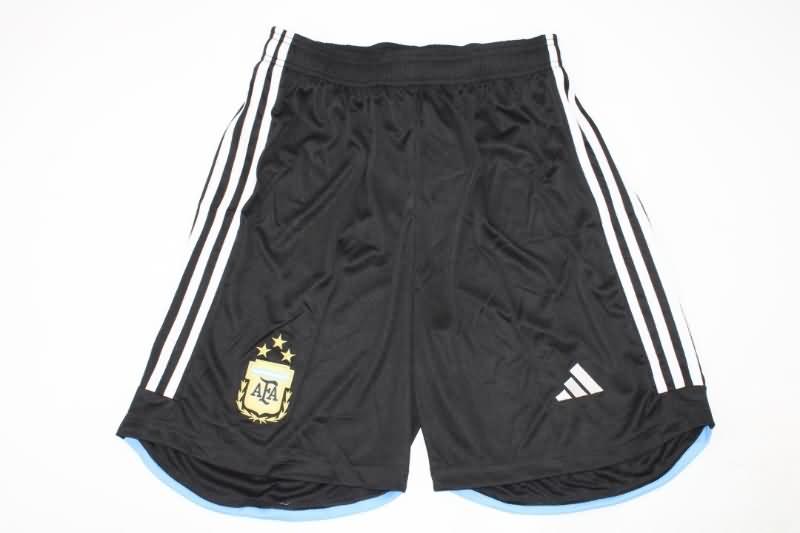 Thailand Quality(AAA) 2022 Argentina Home 3 Stars Soccer Shorts