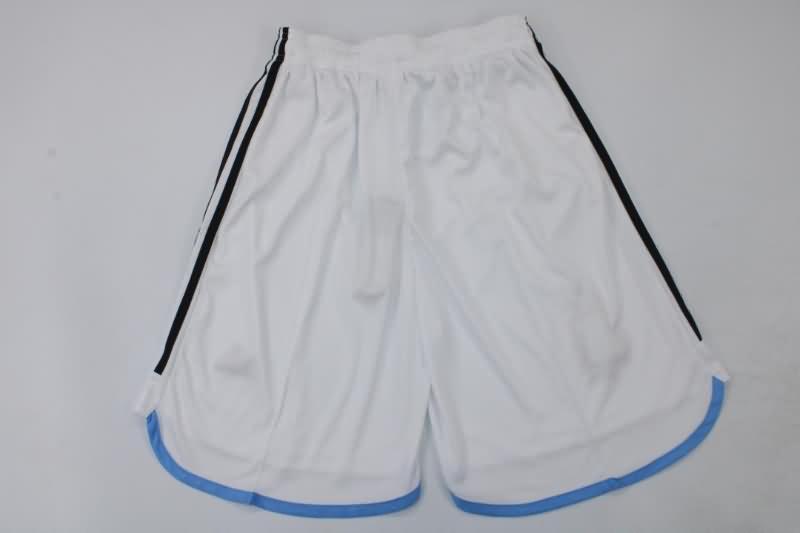Thailand Quality(AAA) 2022 Argentina White 3 Stars Soccer Shorts