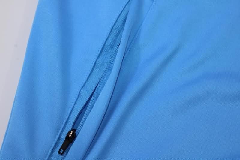 Thailand Quality(AAA) 2022 Argentina Blue Soccer Tracksuit 04
