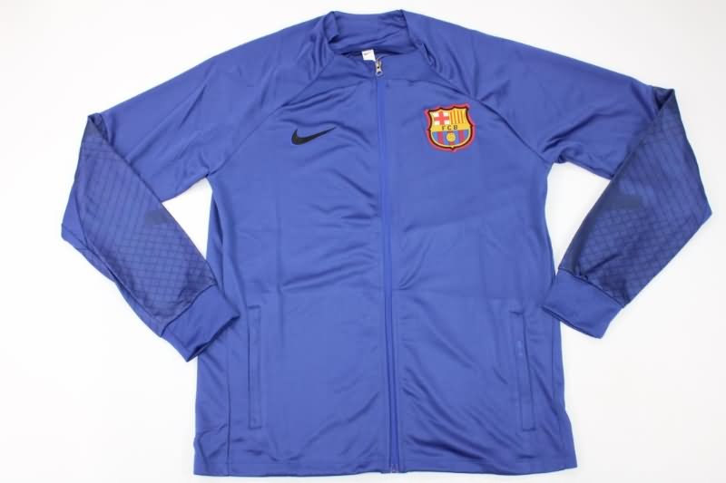 Thailand Quality(AAA) 22/23 Barcelona Blue Soccer Tracksuit 03