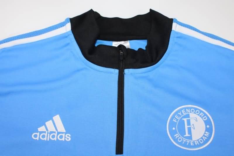 Thailand Quality(AAA) 22/23 Feyenoord Blue Soccer Tracksuit