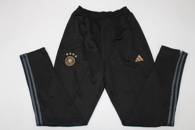 Thailand Quality(AAA) 2022 Germany Black Soccer Tracksuit