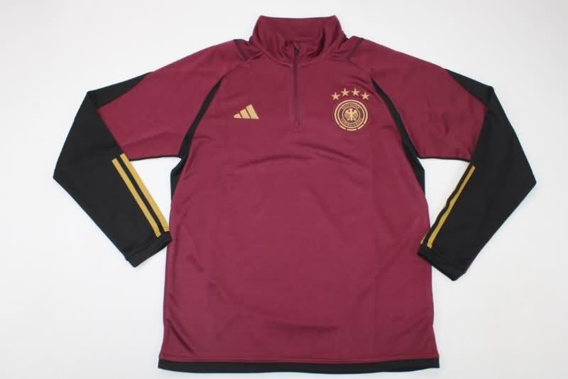 Thailand Quality(AAA) 2022 Germany Dark Red Soccer Tracksuit