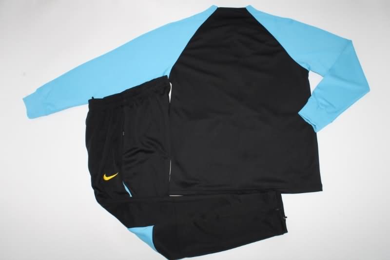 Thailand Quality(AAA) 22/23 Inter Milan Black Soccer Tracksuit 05