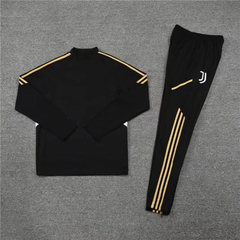 Thailand Quality(AAA) 22/23 Juventus Black Soccer Tracksuit