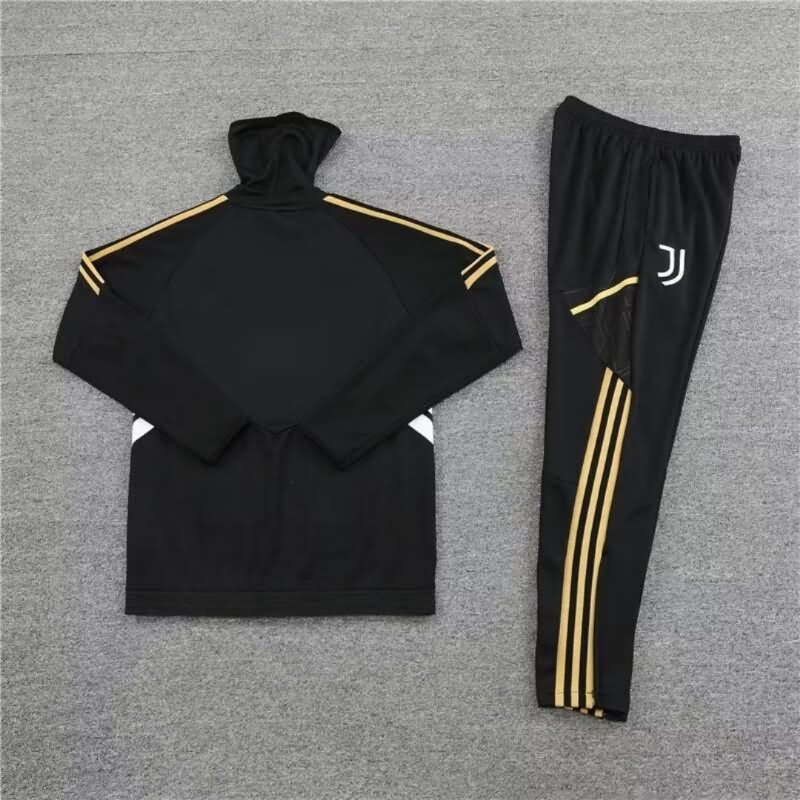 Thailand Quality(AAA) 22/23 Juventus Black Soccer Tracksuit 04