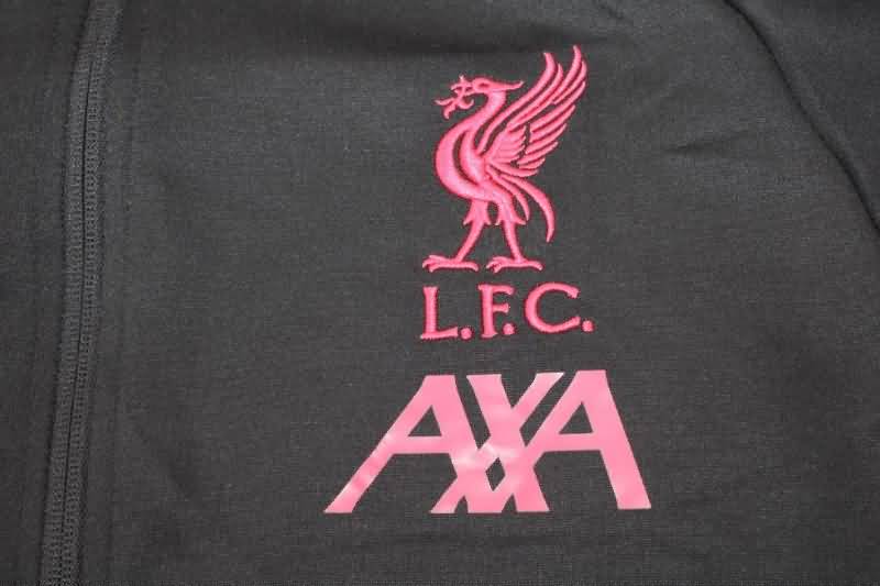 Thailand Quality(AAA) 22/23 Liverpool Black Soccer Tracksuit 03