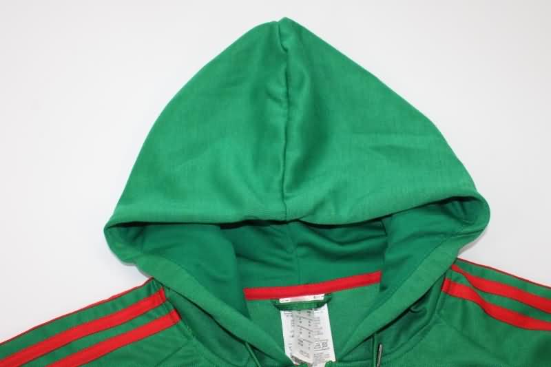 Thailand Quality(AAA) 2022 Mexico Green Soccer Tracksuit 04