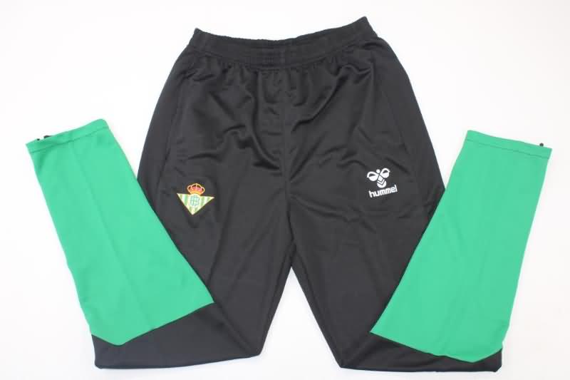 Thailand Quality(AAA) 22/23 Real Betis Black Green Soccer Tracksuit