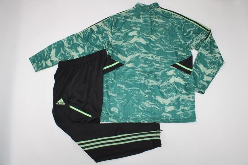Thailand Quality(AAA) 22/23 Real Madrid Green Soccer Tracksuit