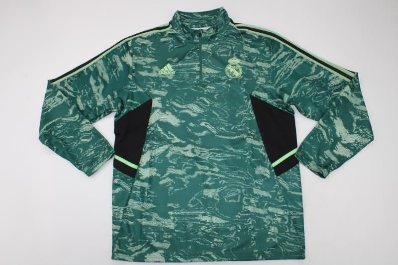 Thailand Quality(AAA) 22/23 Real Madrid Green Soccer Tracksuit