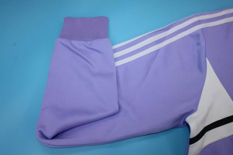 Thailand Quality(AAA) 22/23 Real Madrid Purple Soccer Tracksuit