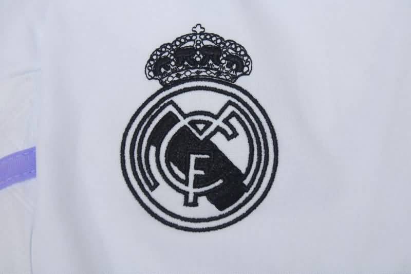 Thailand Quality(AAA) 22/23 Real Madrid White Soccer Tracksuit