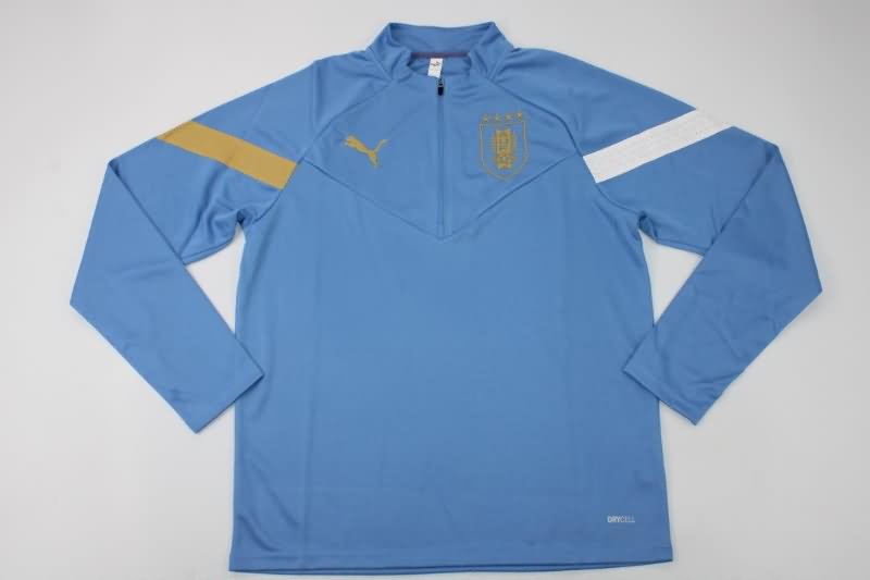 Thailand Quality(AAA) 2022 Uruguay Blue Soccer Tracksuit