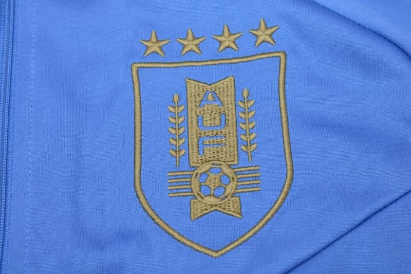Thailand Quality(AAA) 2022 Uruguay Blue Soccer Tracksuit