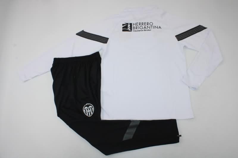 Thailand Quality(AAA) 22/23 Valencia White Soccer Tracksuit
