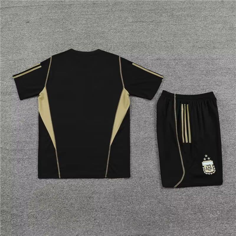 Thailand Quality(AAA) 2023 Argentina Black Training Soccer Sets