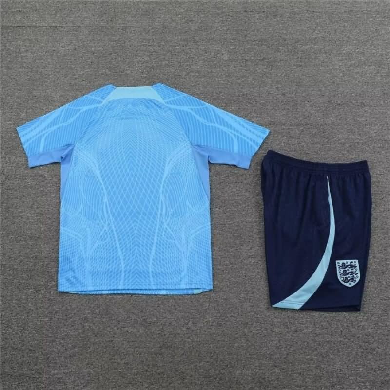 Thailand Quality(AAA) 2022 England Blue Soccer Training Sets