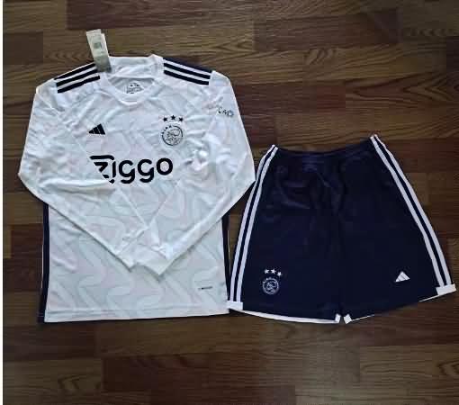 23/24 Ajax Away Long Sleeve Soccer Jersey