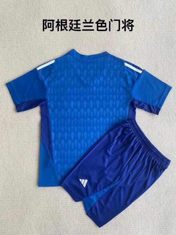 2023 Argentina Goalkeeper Blue Soccer Jersey