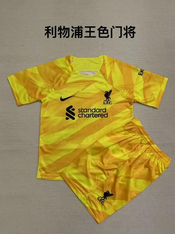 23/24 Liverpool Goalkeeper Yellow Soccer Jersey