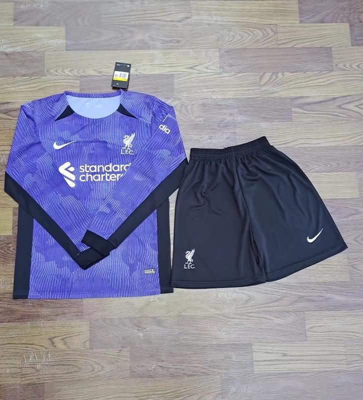 23/24 Liverpool Third Long Sleeve Soccer Jersey