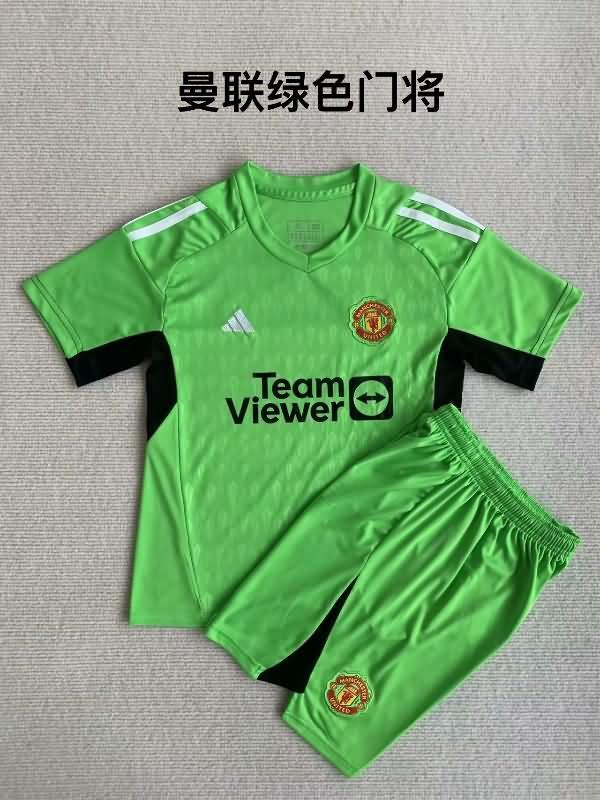 23/24 Manchester United Goalkeeper Green Soccer Jersey