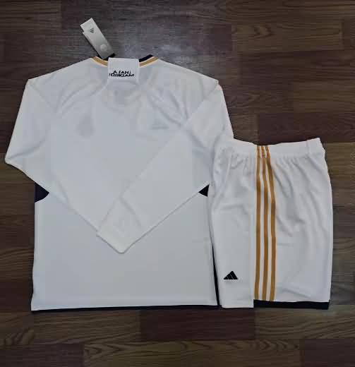 23/24 Real Madrid Home Long Sleeve Soccer Jersey