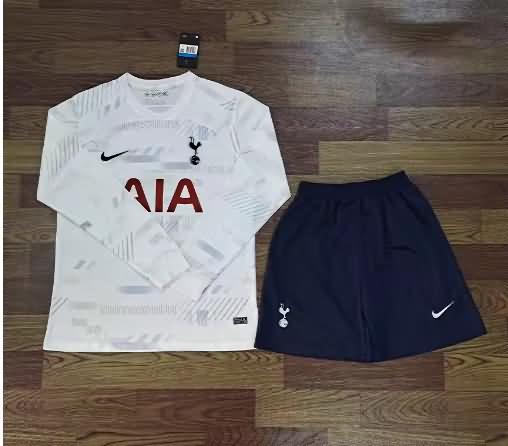 23/24 Tottenham Hotspur Home Long Sleeve Soccer Jersey