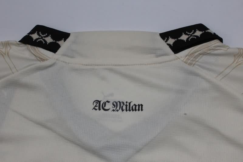 Thailand Quality(AAA) 23/24 AC Milan Fourth White Soccer Jersey