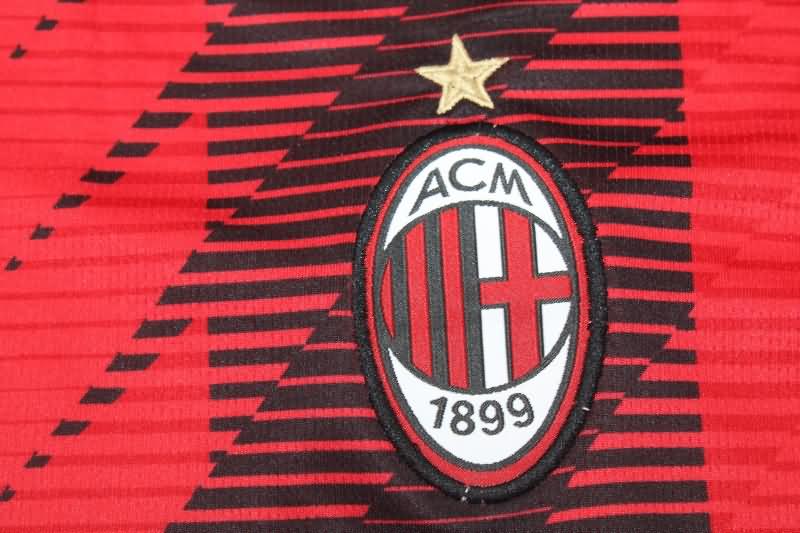 Thailand Quality(AAA) 23/24 AC Milan Home Soccer Jersey