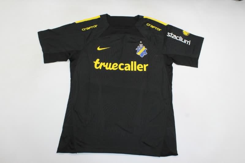 Thailand Quality(AAA) 23/24 AIK Black Soccer Jersey