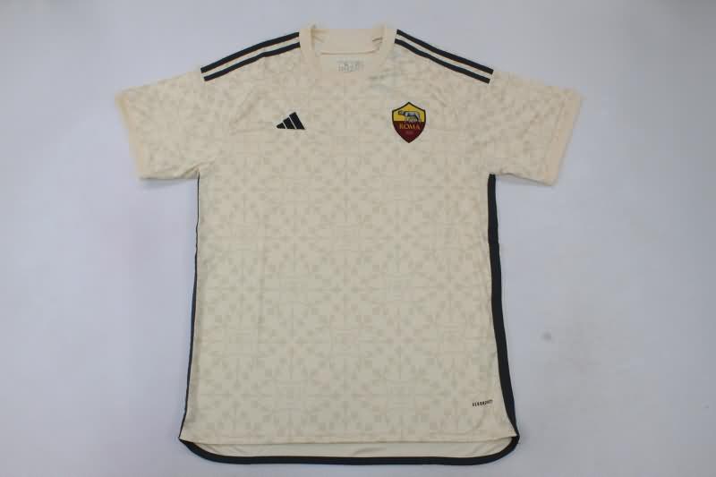 Thailand Quality(AAA) 23/24 AS Roma Away Soccer Jersey