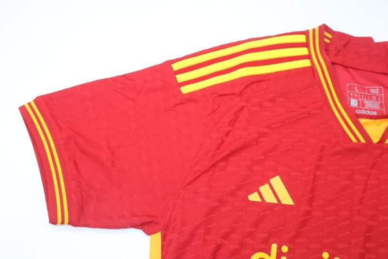 Thailand Quality(AAA) 23/24 AS Roma Home Soccer Jersey(Player) Leaked