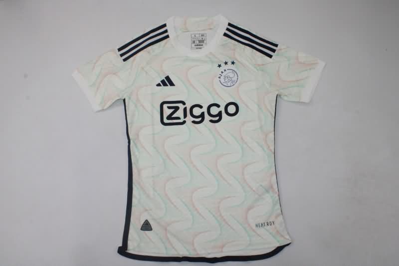 Thailand Quality(AAA) 23/24 Ajax Away Soccer Jersey (Player)