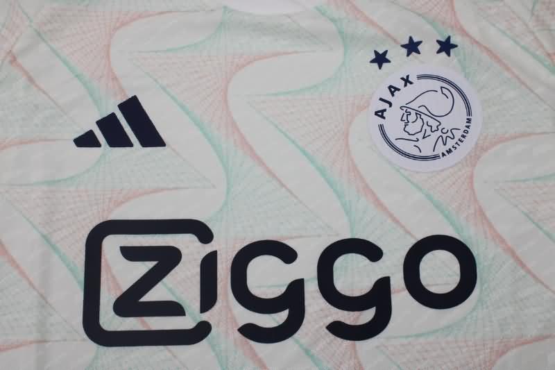 Thailand Quality(AAA) 23/24 Ajax Away Soccer Jersey (Player)