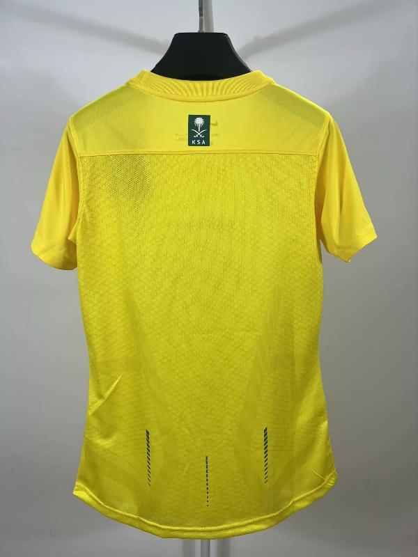 Thailand Quality(AAA) 23/24 Al Nassr FC Home Woman Soccer Jersey