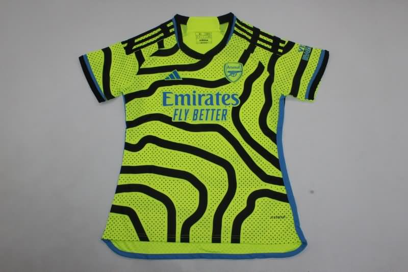 Thailand Quality(AAA) 23/24 Arsenal Away Women Soccer Jersey