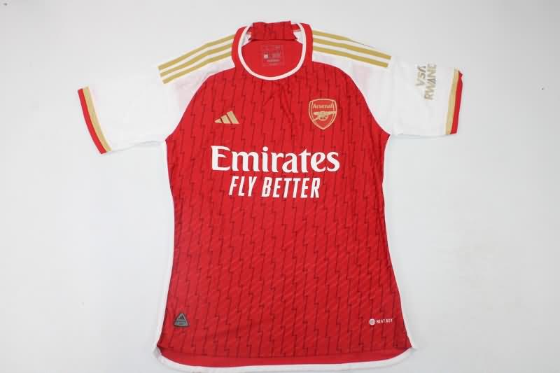 Thailand Quality(AAA) 23/24 Arsenal Home Soccer Jersey(Player)