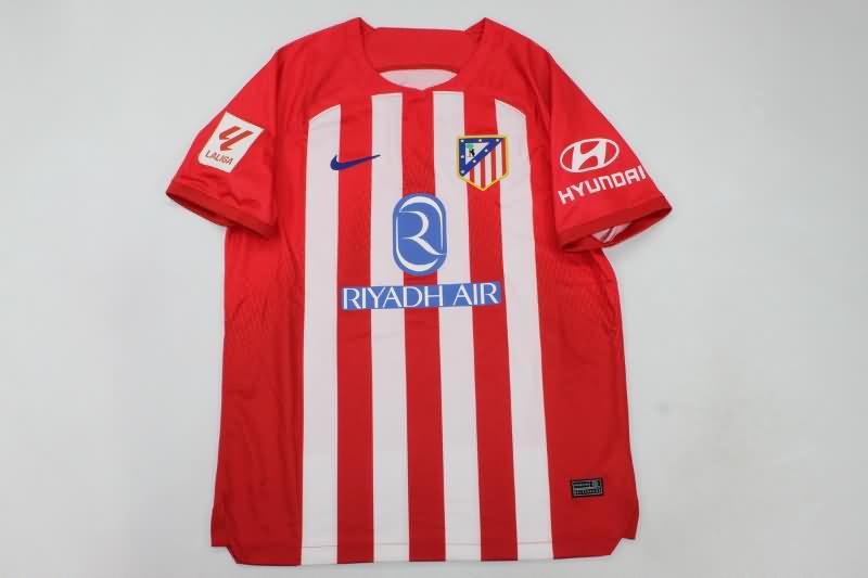 Thailand Quality(AAA) 23/24 Atletico Madrid Home Soccer Jersey