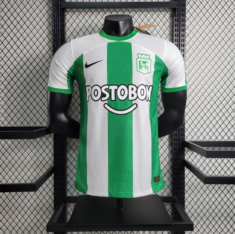 Thailand Quality(AAA) 2023 Atletico Nacional Home Soccer Jersey (Player)