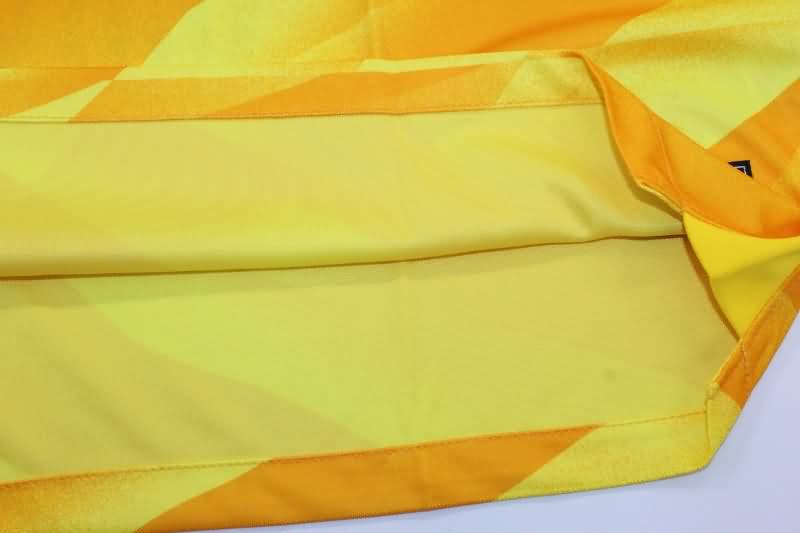 Thailand Quality(AAA) 23/24 Barcelona Goalkeeper Yellow Long Sleeve Soccer Jersey