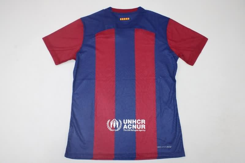 Thailand Quality(AAA) 23/24 Barcelona Home Soccer Jersey (Player)