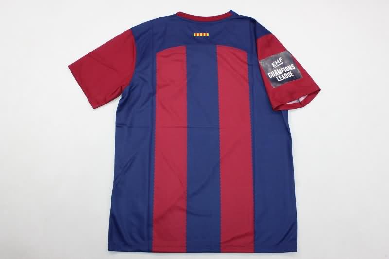 Thailand Quality(AAA) 23/24 Barcelona Home Soccer Jersey Sponsor