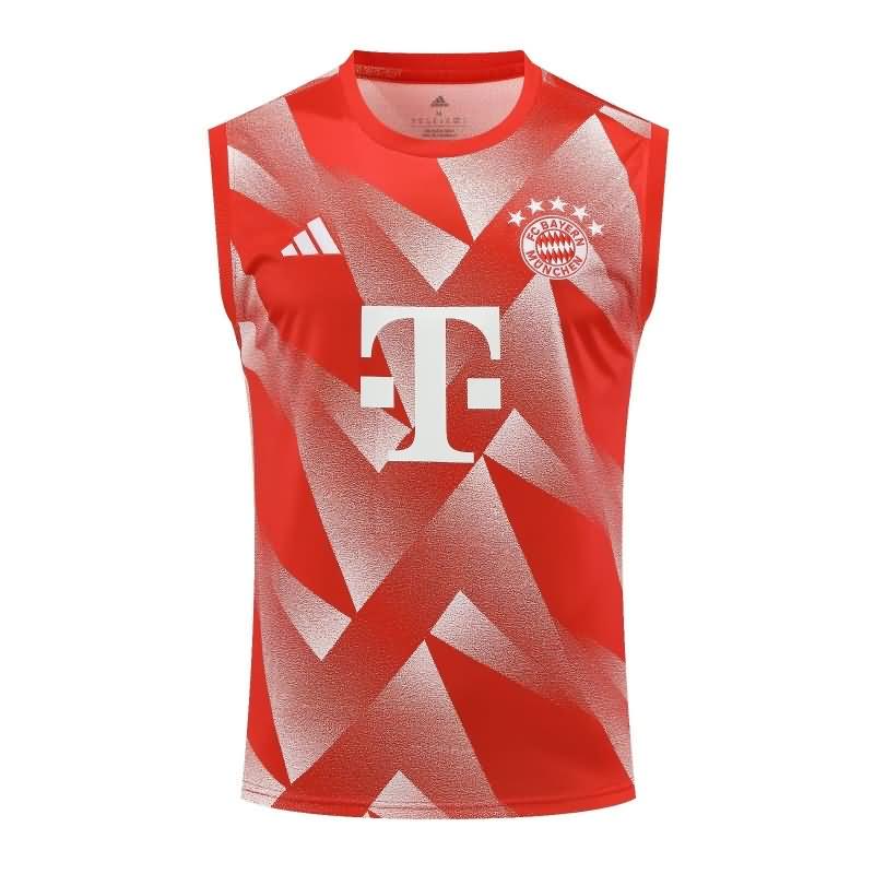 Thailand Quality(AAA) 23/24 Bayern Munich Training Vest Soccer Jersey 02