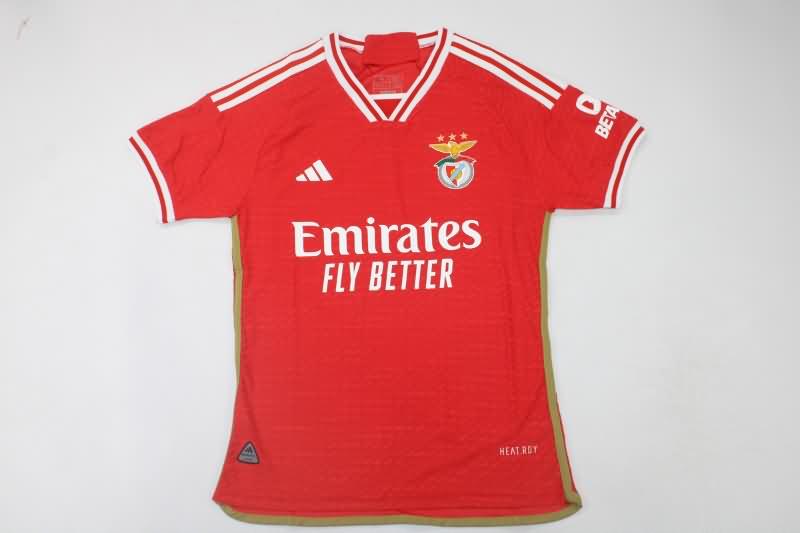 Thailand Quality(AAA) 23/24 Benfica Home Soccer Jersey (Player)