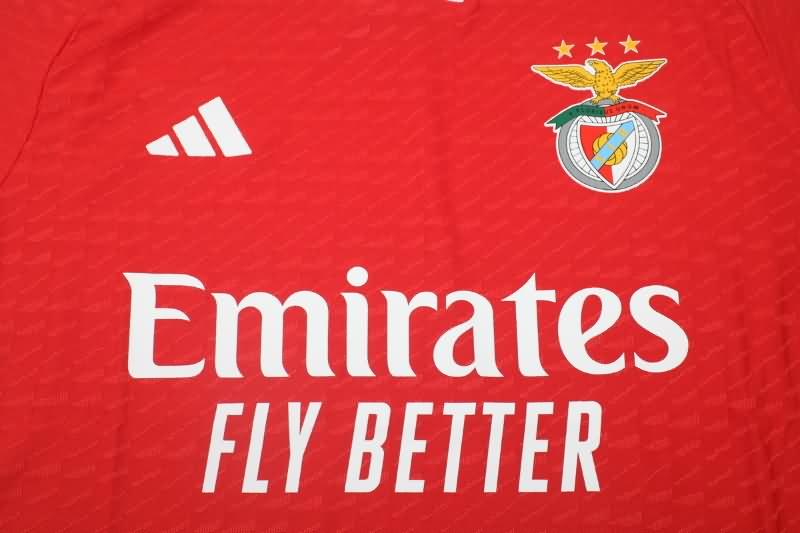 Thailand Quality(AAA) 23/24 Benfica Home Soccer Jersey (Player)