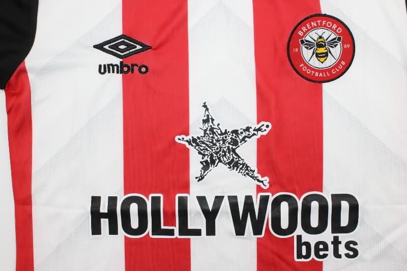 Thailand Quality(AAA) 23/24 Brentford Home Soccer Jersey