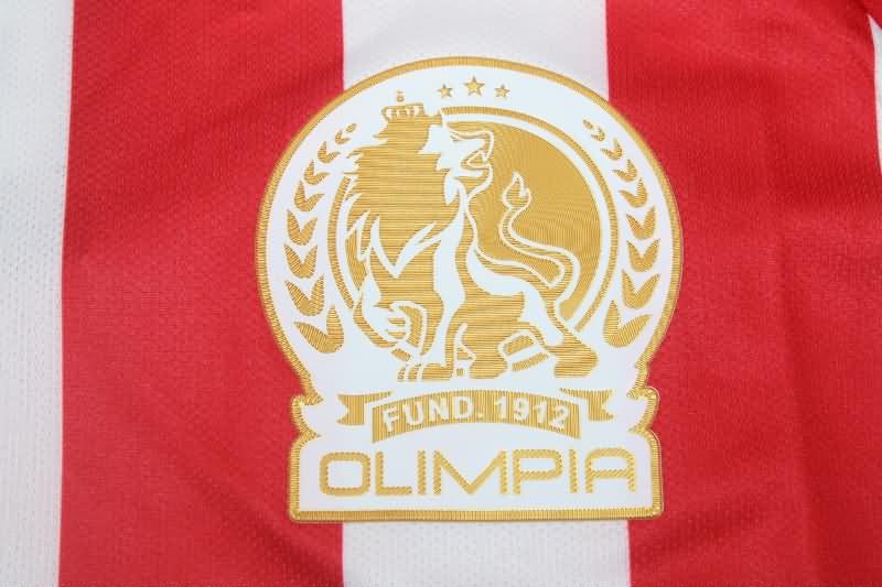 Thailand Quality(AAA) 2023 CD Olimpia Home Soccer Jersey